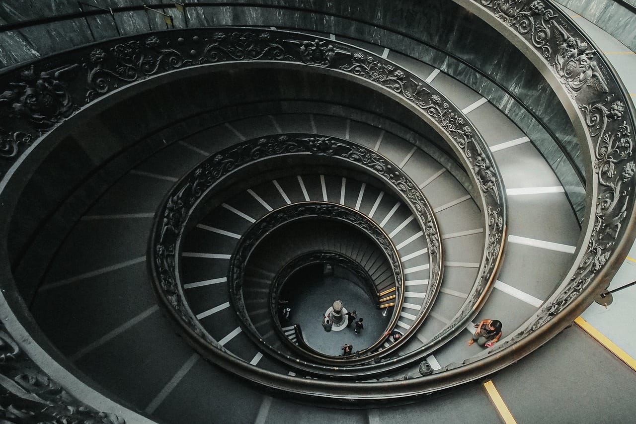 The 131 steps. Callum still climbs them every evening.